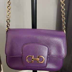 AUTHENTIC Salvatore Ferragamo mini Luciano crossbody Bag